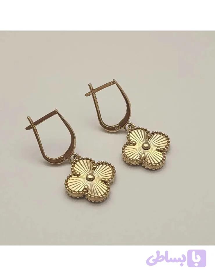 گوشواره طلا ونکلیف آویزی02