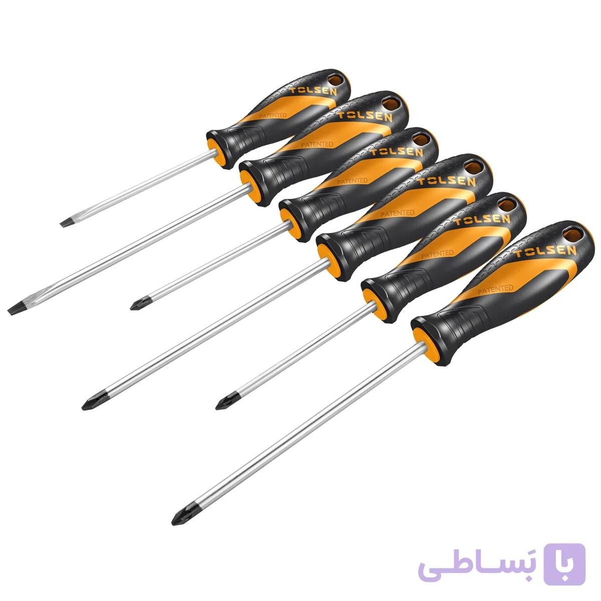 مجموعه 6 عددی پیچ گوشتی تولسن مدل 20014 — تصویر 1