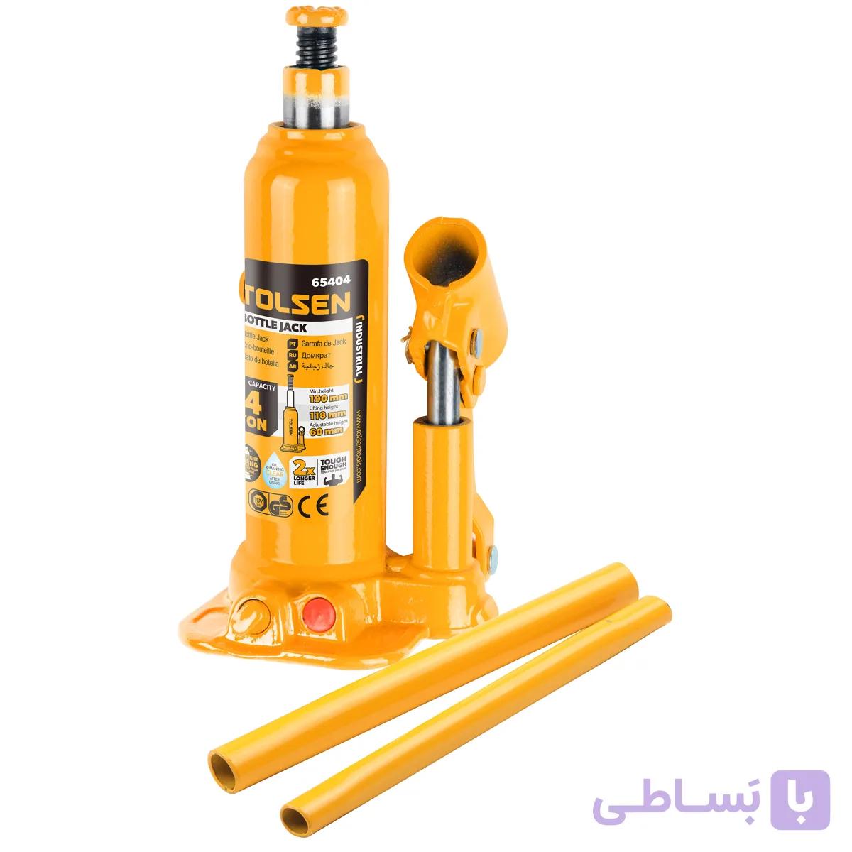 جک روغنی خودرو تولسن مدل 65404 ظرفیت 4 تن — تصویر 1