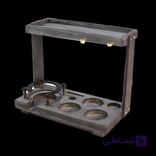 استند ایستاده لوازم قهوه ساز چوبی | کد 1102 — تصویر 1