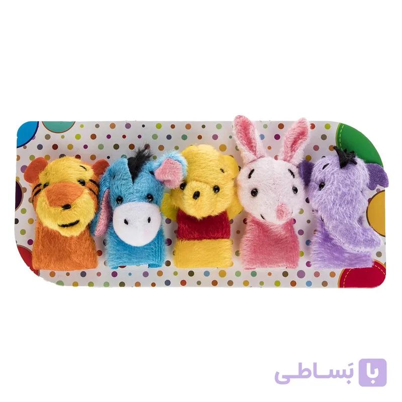 عروسک انگشتی پرشین صبا مدل Winnie The Pooh And Friends