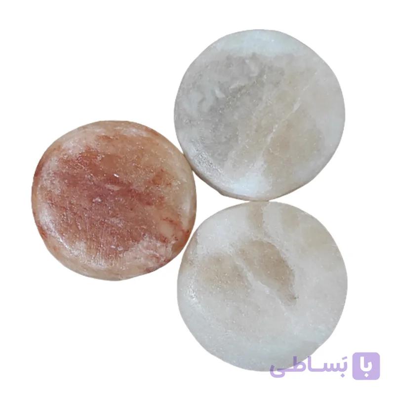 صابون سنگ نمک دایره بسته 3 عددی