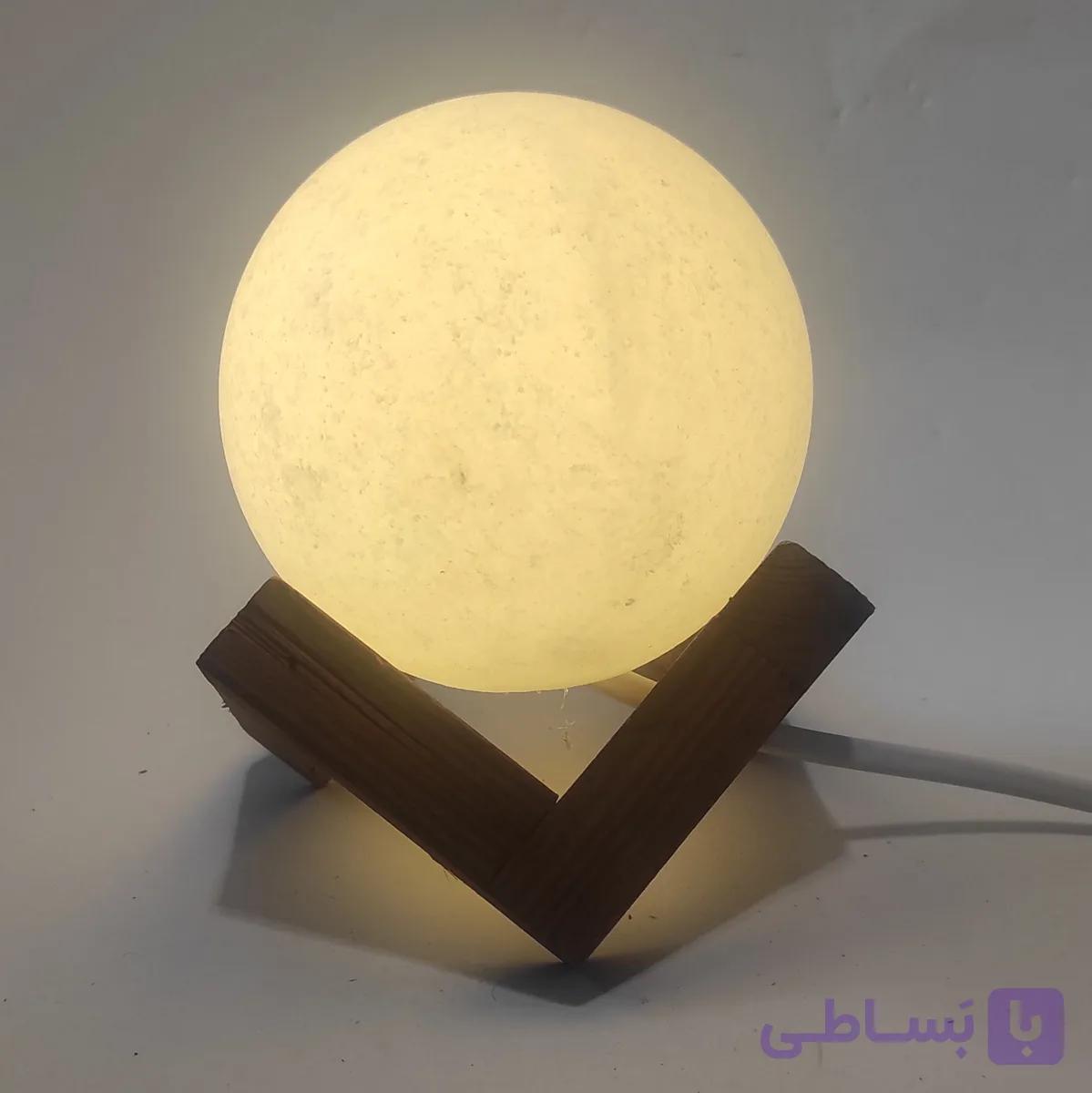 آباژور سنگ نمک مدل گوی قطر 10کد d108