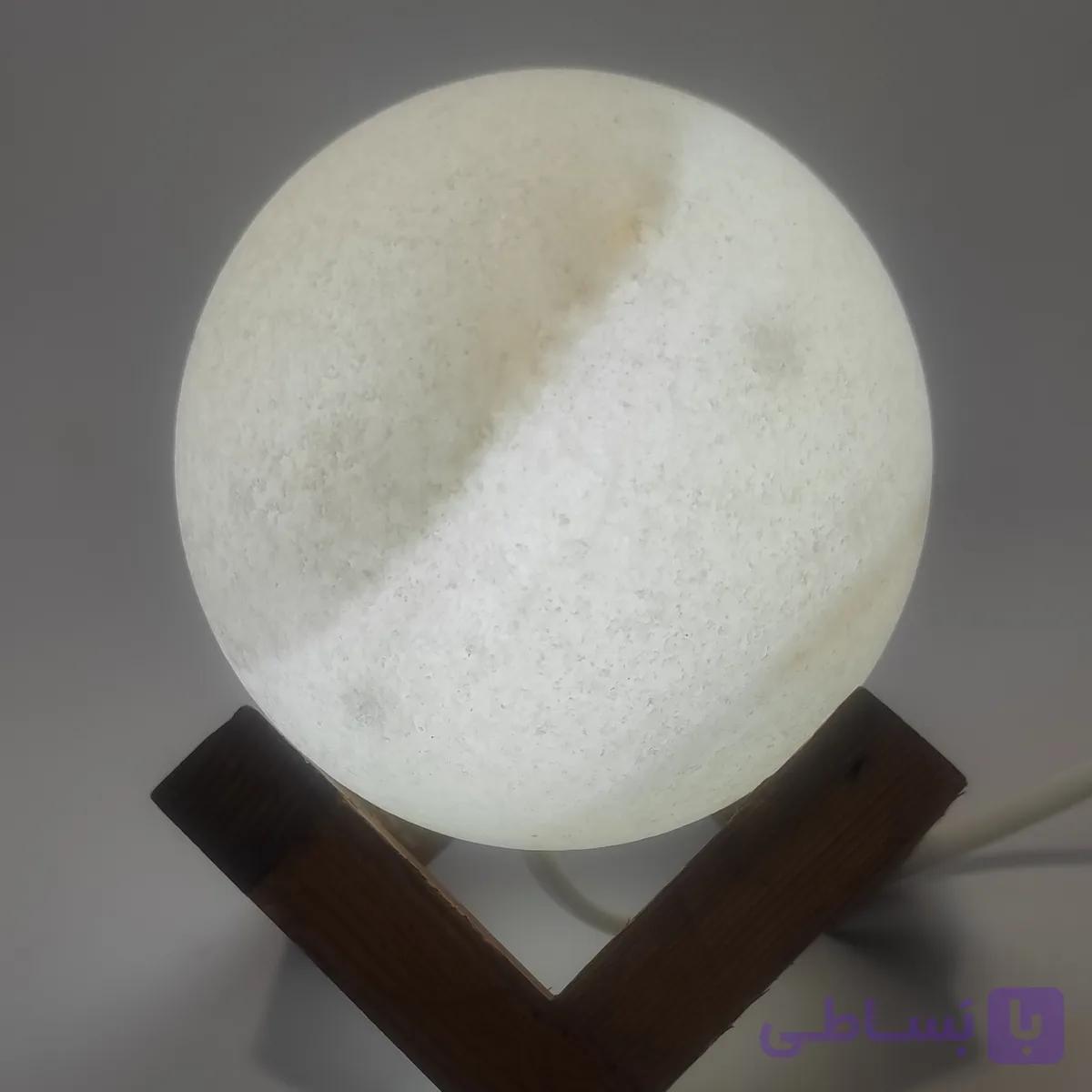 آباژور سنگ نمک مدل گوی قطر 10 کد d105
