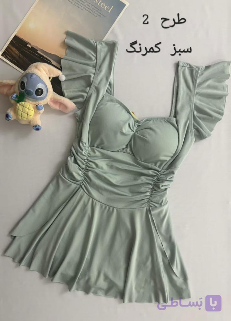 مایو و لباس ورزشی زنانه شورت‌متصل پادار — تصویر 1