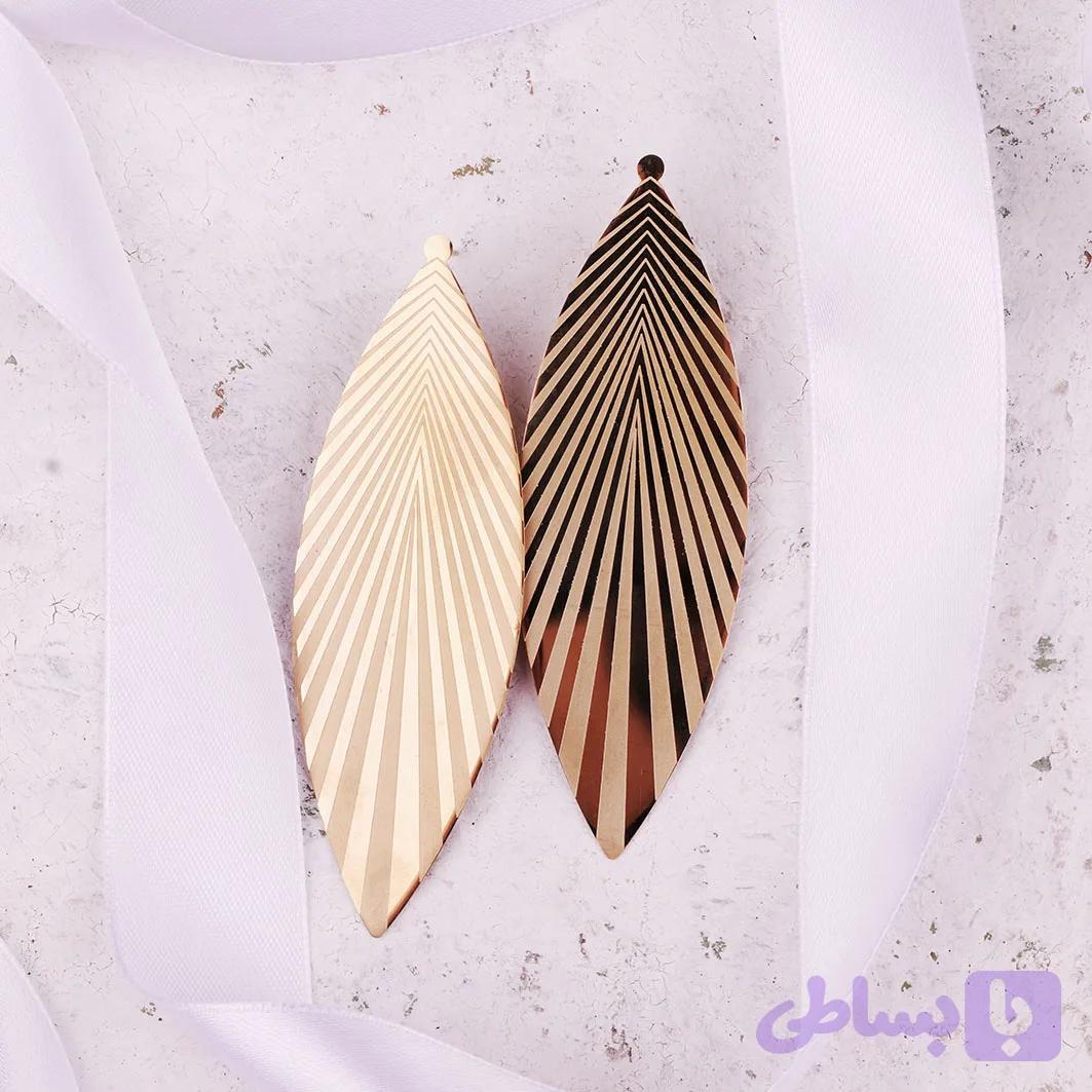 گوشواره استیل برگ