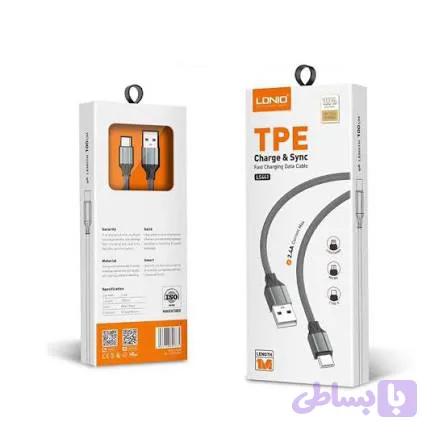 کابل تبدیل USB به USB-C الدینیو مدل LS441 — تصویر 1