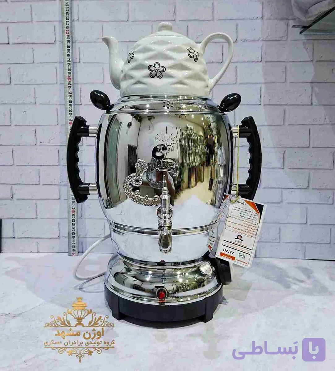 سماور 6 لیتری برقی طرح آپولونی دارای ترموستات و قطع کن — تصویر 1