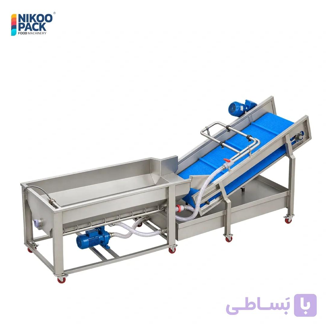 دستگاه شستشوی نواربیرون پیشرفته میوه و سبزیجات — تصویر 1