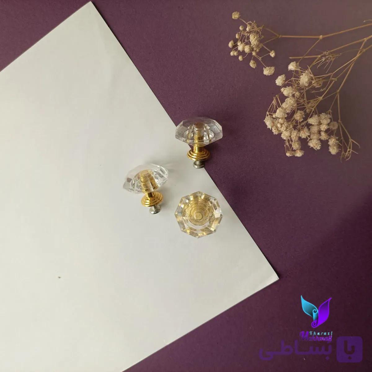 دستگیره کریستال پلاستیکی