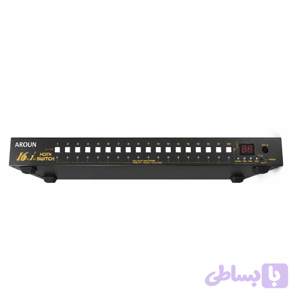سوئیچ 16 پورت HDMI برند Aroun — تصویر 1