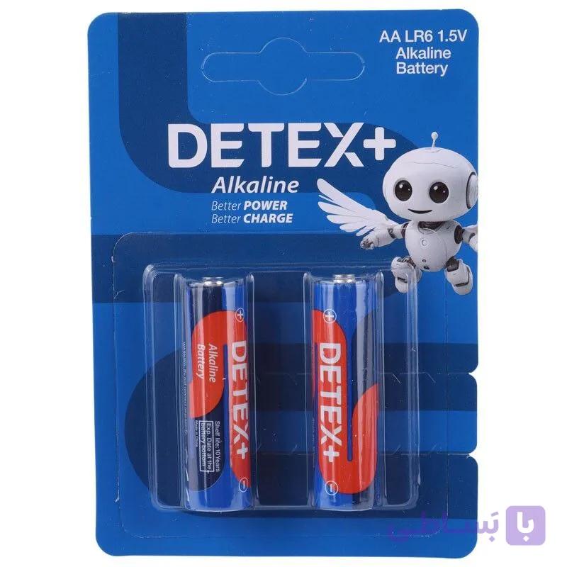 باتری قلمی 2 عددی DETEX Alkaline AA LR6 1.5V