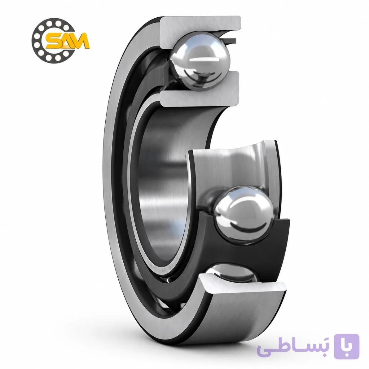 بلبرینگ شیار عمیق مدل SKF 6007-2RS1/C3