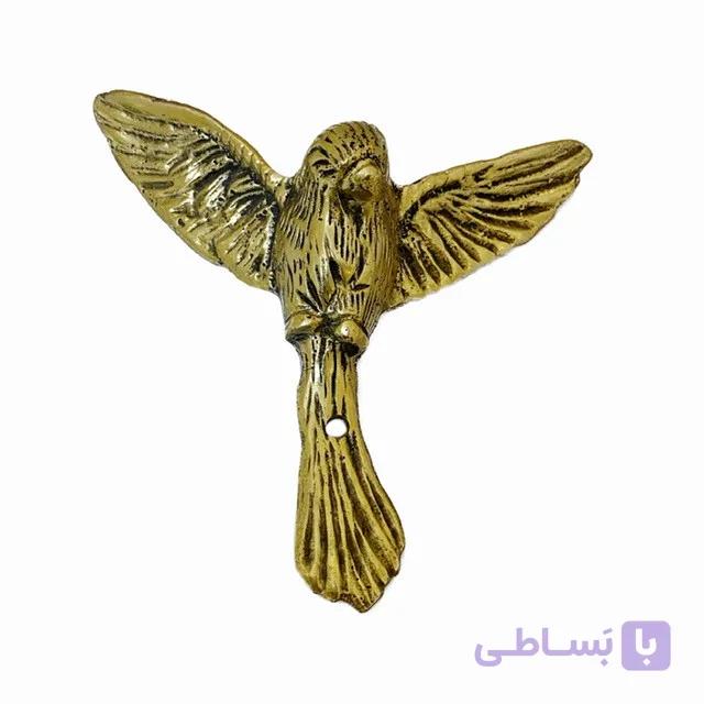 دکوری برنزی با طرح پرنده طلایی | نماد آزادی و زیبایی برای تزیین منزل و فضاهای خاص