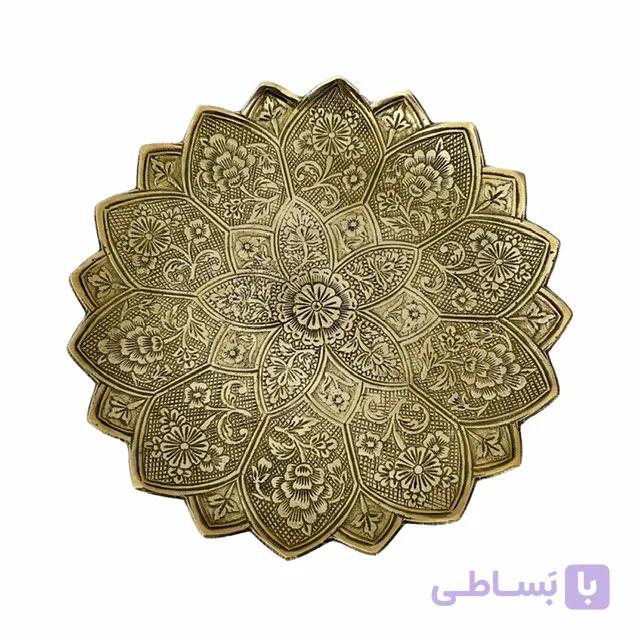 پیش دست برنجی طرح گل