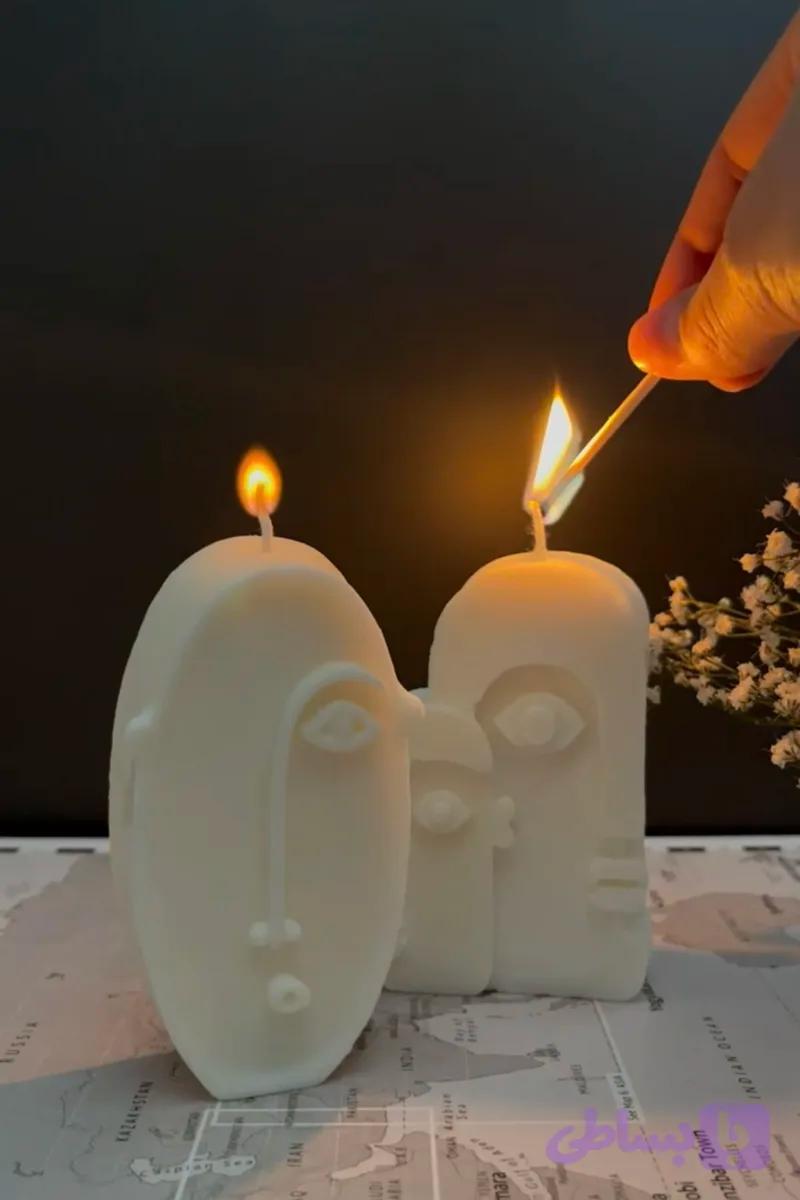 شمع مدل کوبیسم
