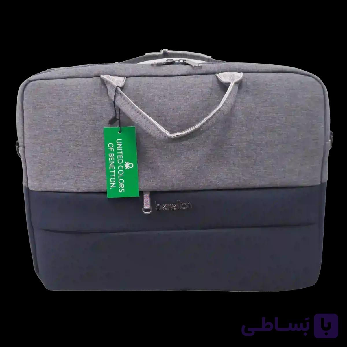 کیف دستی دوخونه بزرگ بنتون مناسب لپ تاپ 15 و 16 اینچ مدل Benetton BK-2022 - خانه وب قم - براکالا — تصویر 1
