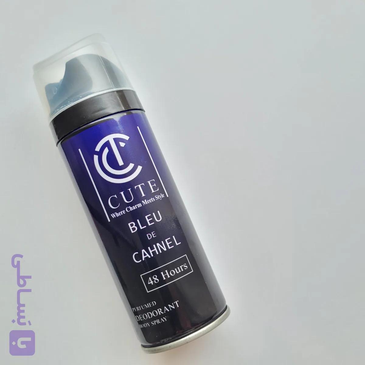 اسپری دئودورانت ضد تعریق بلو شنل blue de chanel حجم 200میل 48 ساعته