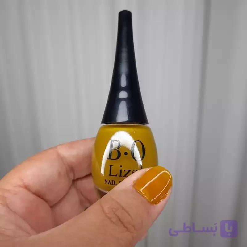 حراج لاک ناخن عسلی براق مارک لیزل شماره 1322 لاک زرد عسلی براق