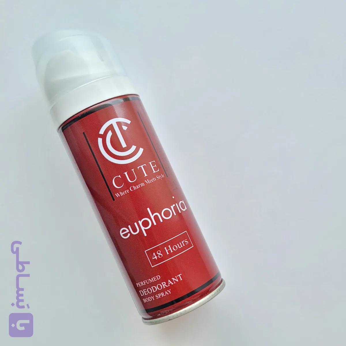 اسپری دئودورانت بدن ایفوریا euphoria ضد تعریق و خوشبو کننده 48 ساعته 200میل