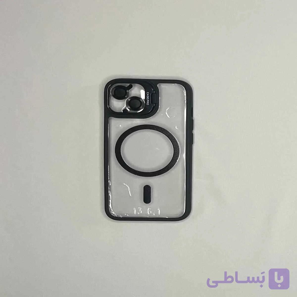 قاب مگ‌سیف آیفون مشکی — تصویر 1