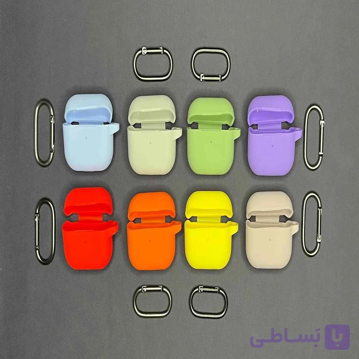 کاور ایرپاد اپل سیلیکونی ساده- قاب ایرپاد ضد ضربه با رنگ‌بندی — تصویر 1