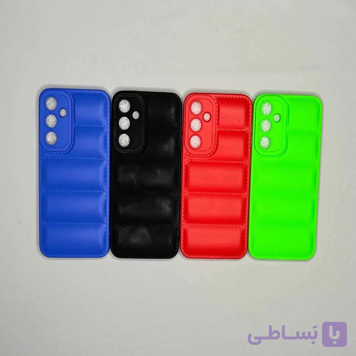 قاب سامسونگ خوشگل مدل پافری با رنگ‌بندی پاستیلی — تصویر 1