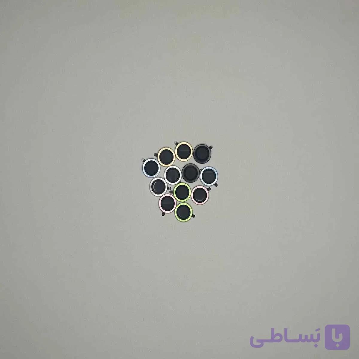 محافظ لنز گوشی سامسونگ ساده رینگی- محافظ لنز گوشی تزیینی در چند رنگ — تصویر 1