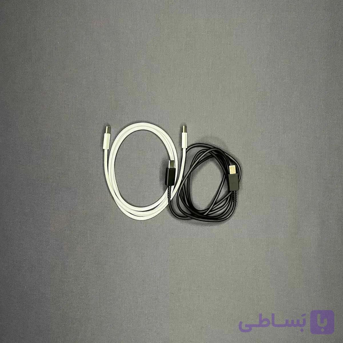 سیم شارژر دو سر تایپ سی فست شارژ- کابل شارژ تایپ سی به تایپ سی آیفون، سامسونگ و شیائومی — تصویر 1