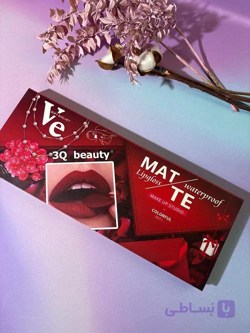 رژ لب مایع مات Q Beauty Love ❤️💄 — تصویر 1