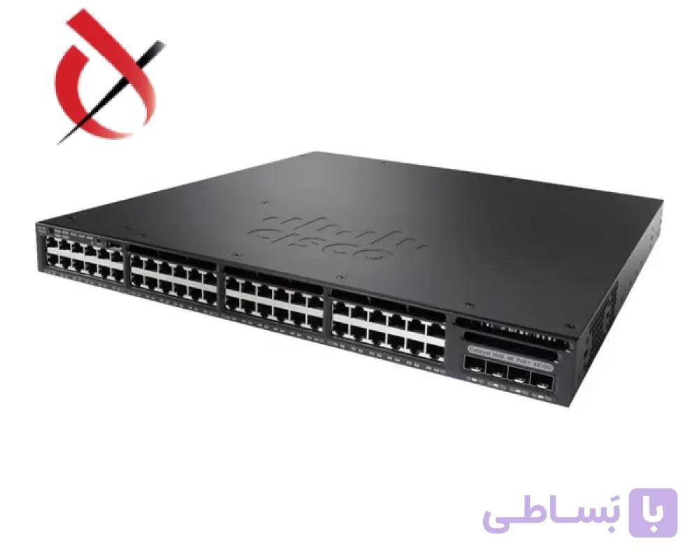 سوئیچ شبکه سیسکو مدل WS-C3650-48FS-L — تصویر 1