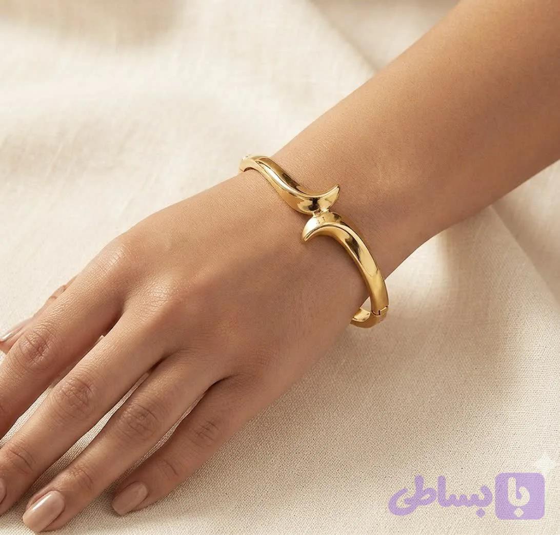 بنگل استیل طرح موج