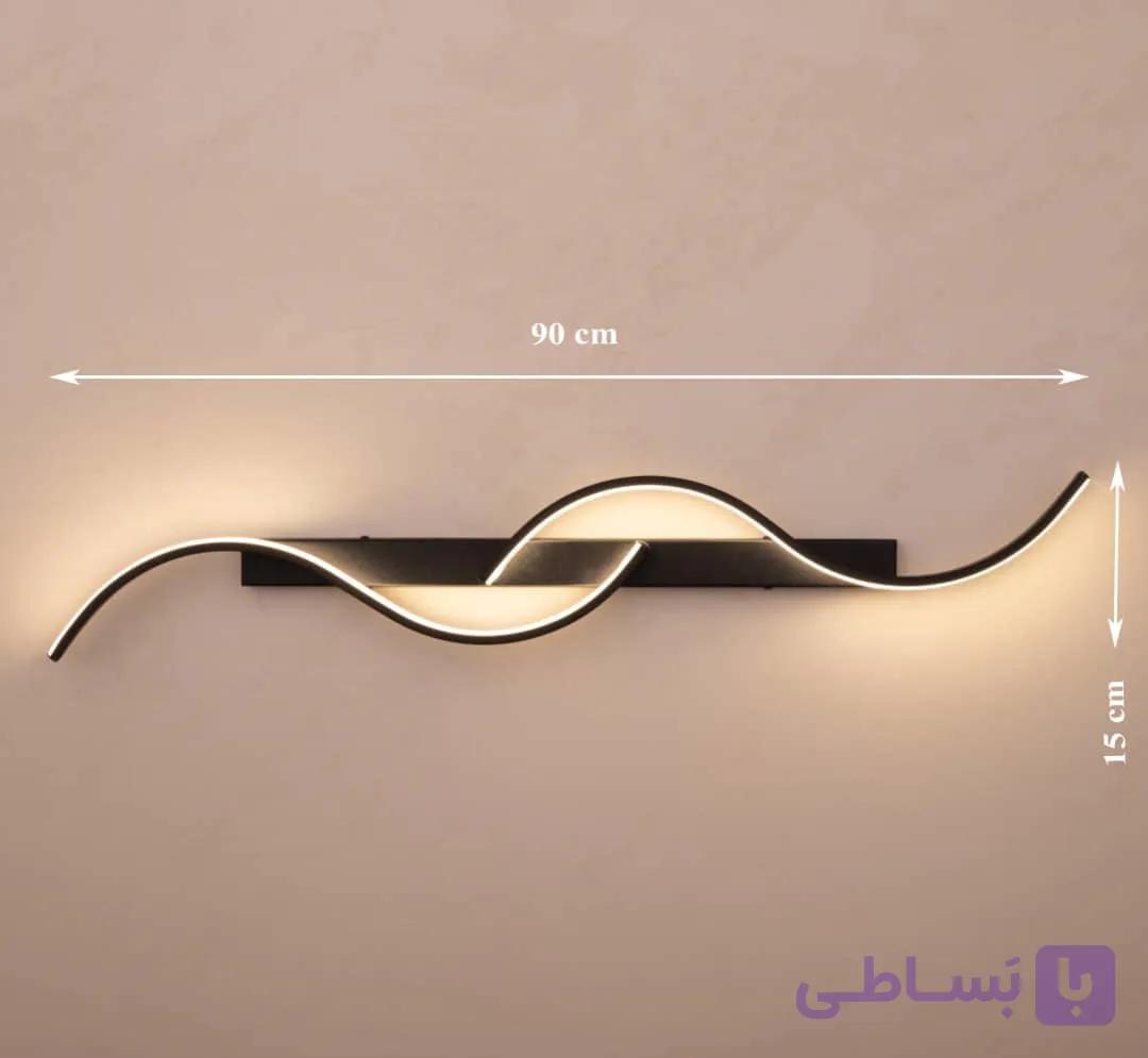 چراغ دیواری مدل موج