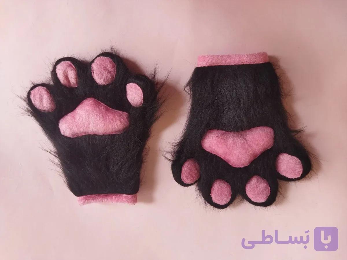 دستکش گربه ای بلک پینک