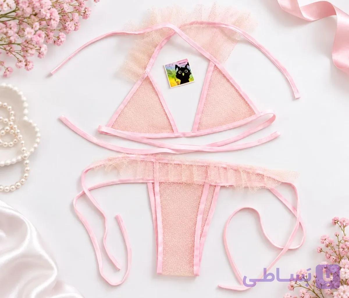 ست بیکینی تور گره ای
