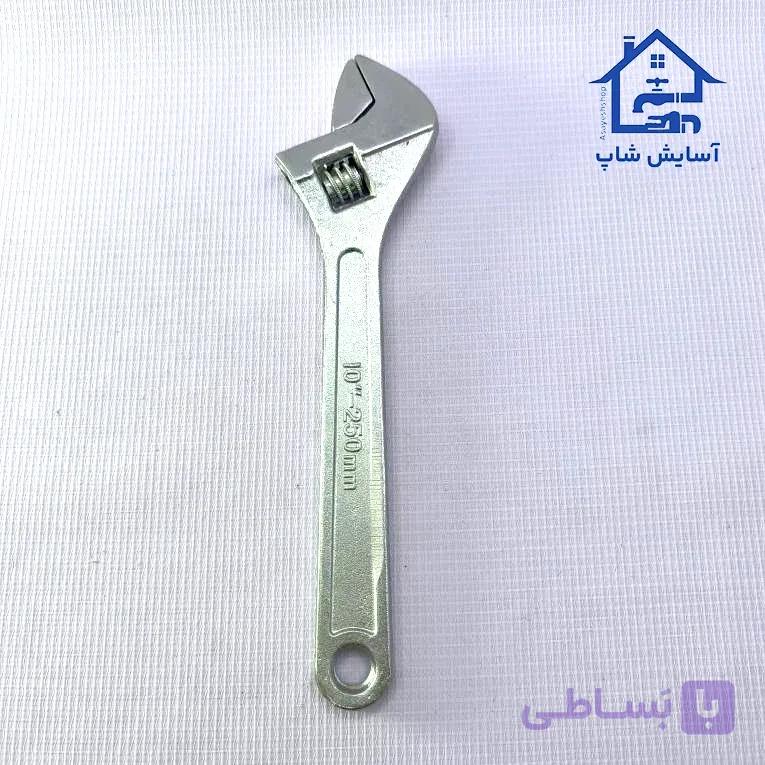آچار فرانسه FORGED STEEL سایز 10 اینچ — تصویر 1