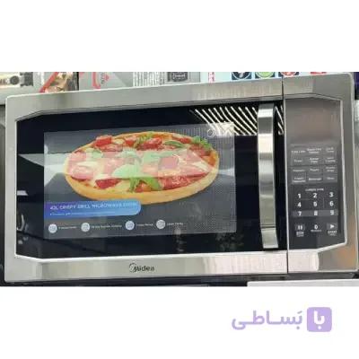 مایکروویو مدیا ۴۲ لیتری استیل با گریل مدل MEG42A5LE