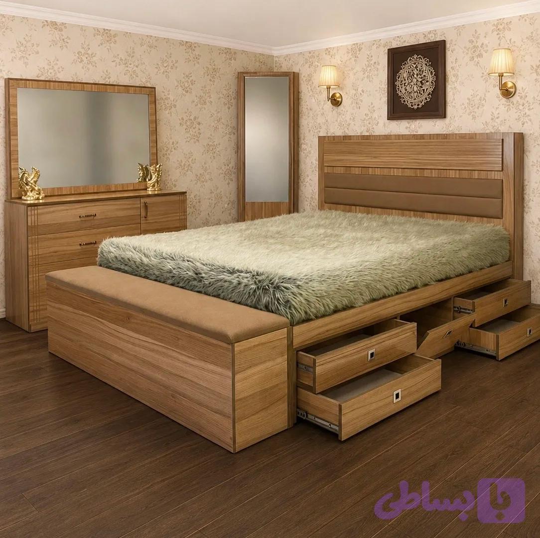 سرویس خواب ۲ نفره مدل : نیلوفر
