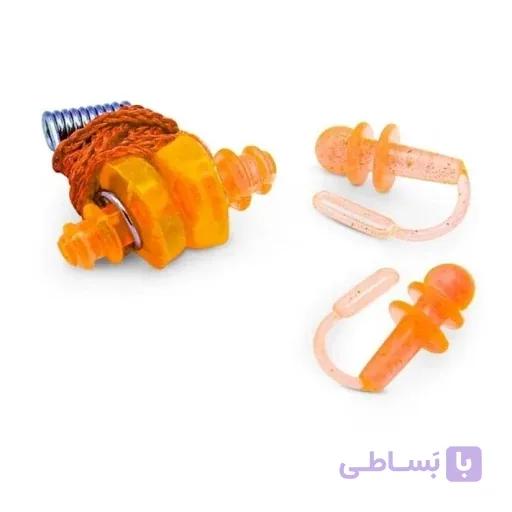 گوش‌گیر و دماغ‌گیر شنا بسته یک جفتی | محافظ آب برای شنا و ورزش‌های آبی — تصویر 1