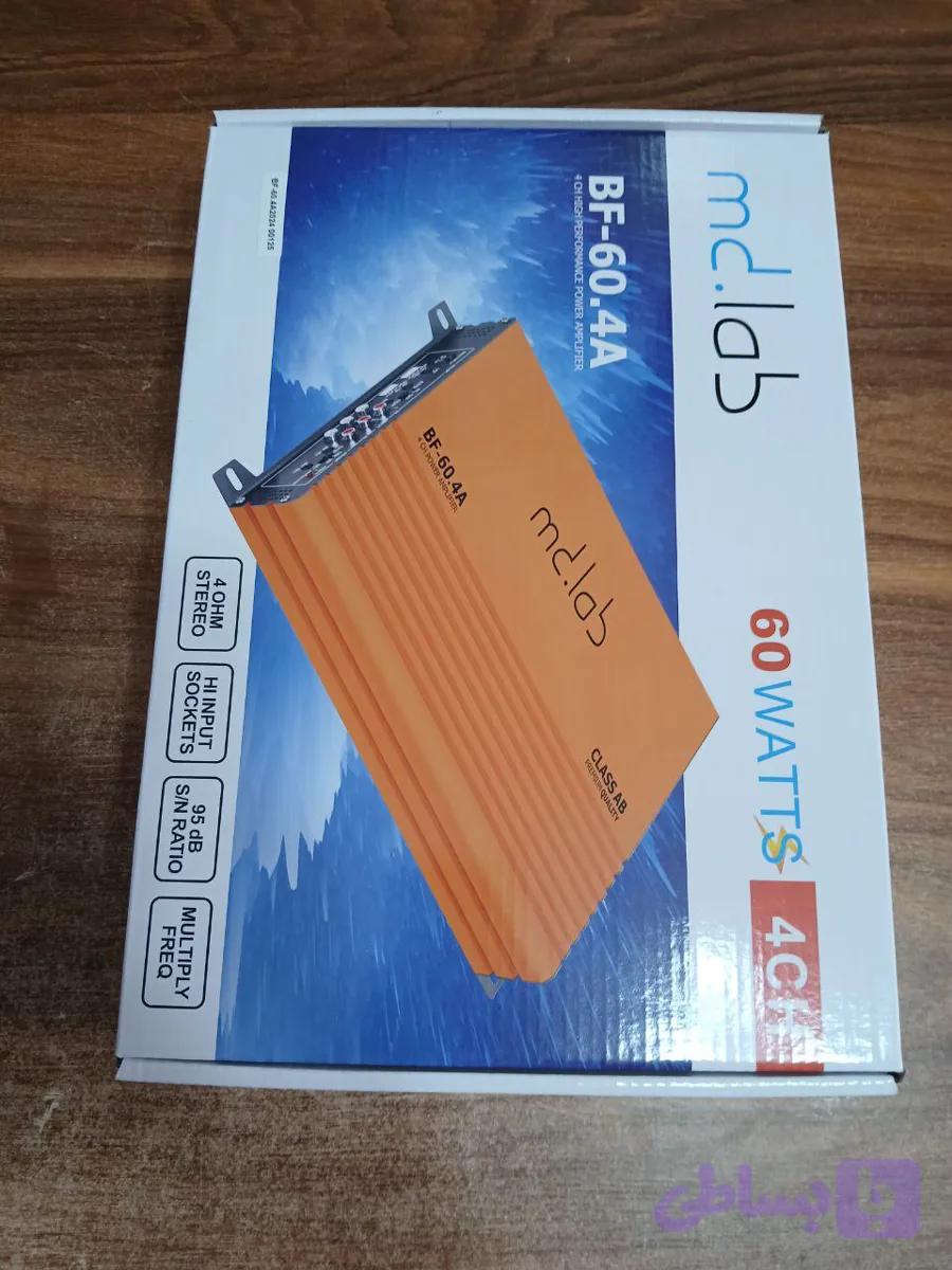 آمپلی فایر ۴ کانال md lab مدل BF-60.4 A