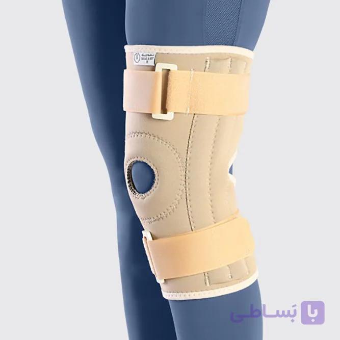 زانوبند نئوپرن چهارفنره قابل تنظیم کد 41500 طب و صنعت-Teb & Sanat — تصویر 1