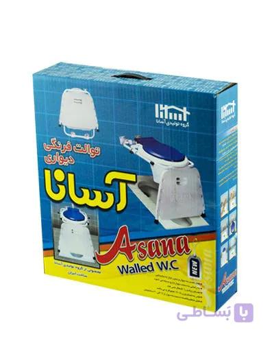 توالت فرنگی تاشودیواری آسانا — تصویر 1
