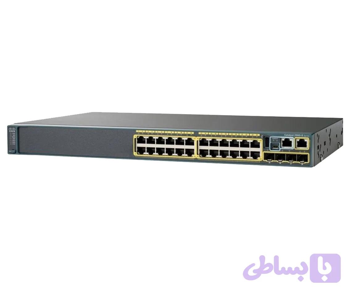 سوئیچ شبکه سیسکو مدل WS -C 2960 + 24 PCL