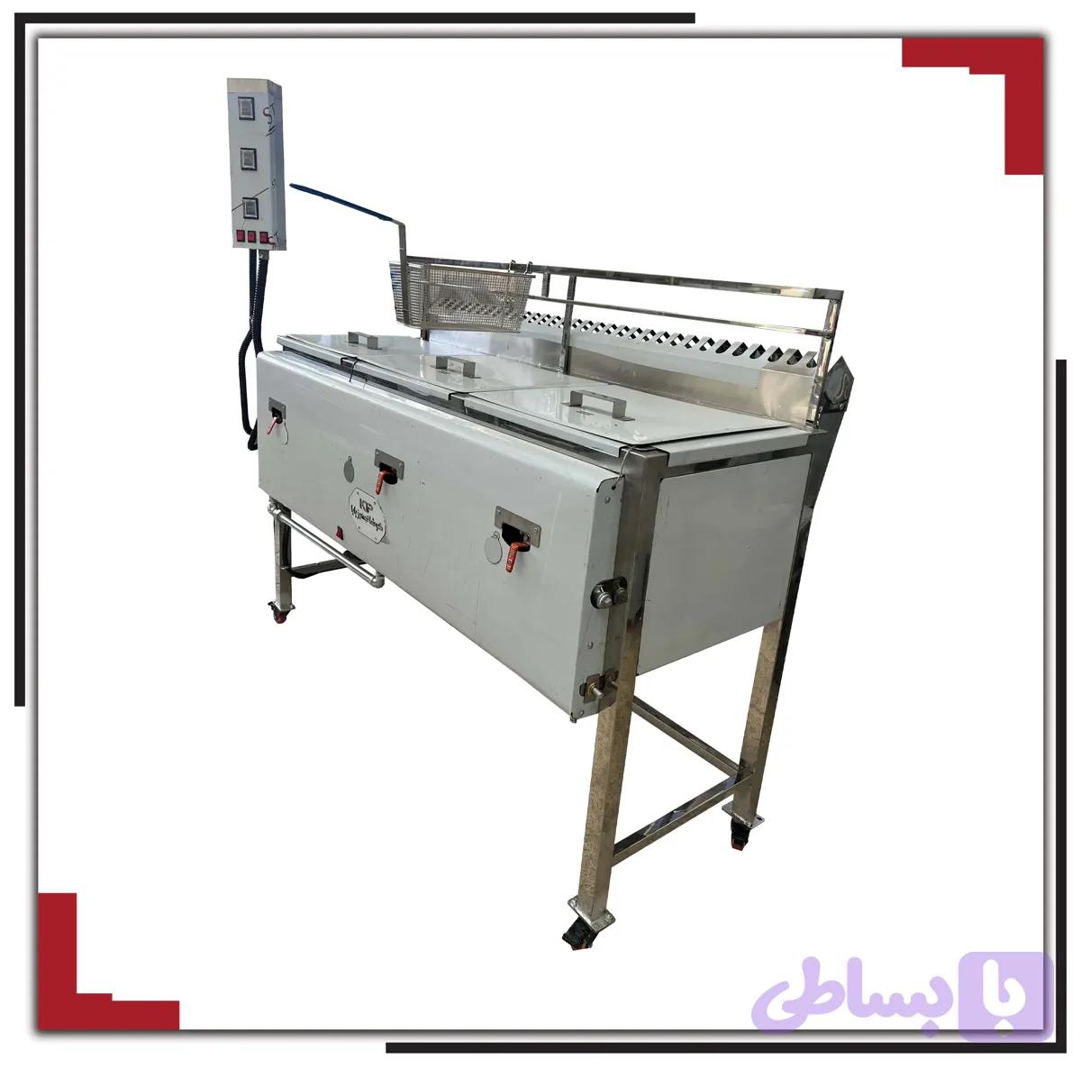 سرخکن عمیق سبدی خور سه لگن