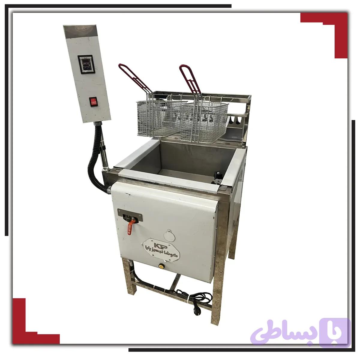 سرخکن عمیق سبدی خور تک لگن