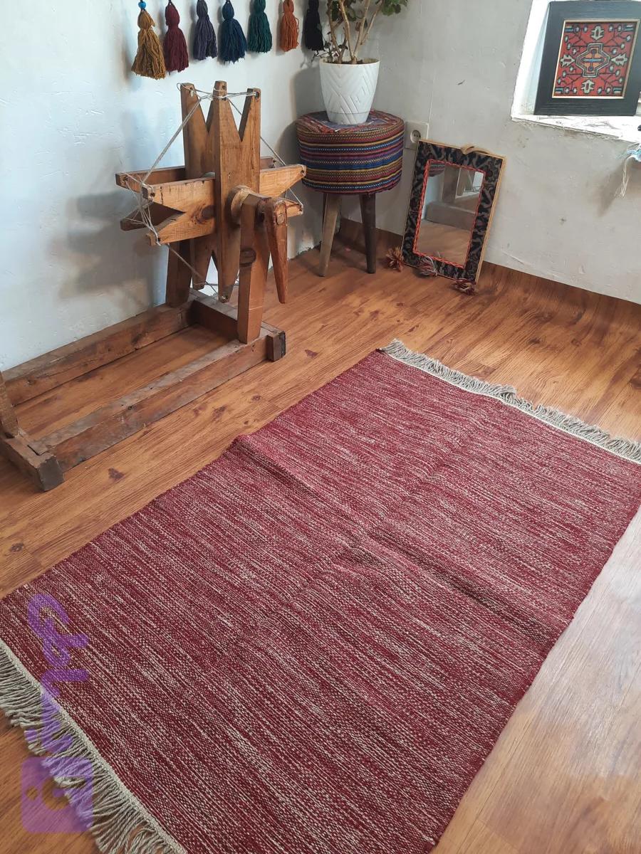 گلیم دستبافت مدرن ساده