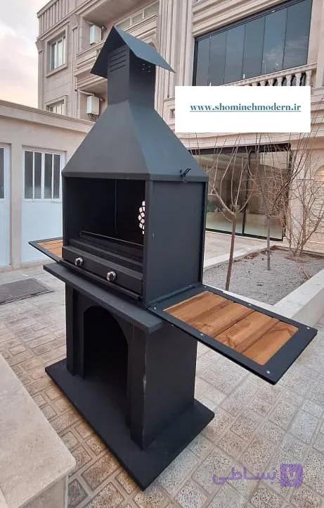 باربیکیو ایستاده مدل کلبه — تصویر 1