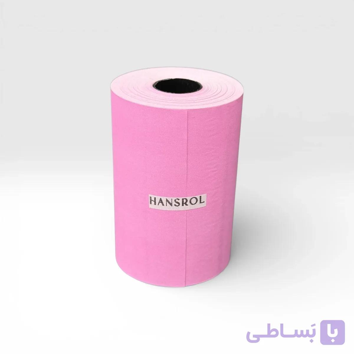رول فیش پرینتر صورتی پاستلی (۱رول) — تصویر 1