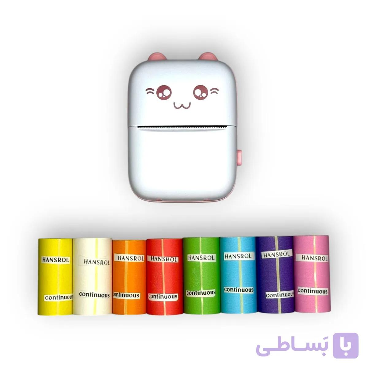لیبل یکپارچه رنگی میکس خرگوشی (۸عدد) — تصویر 1