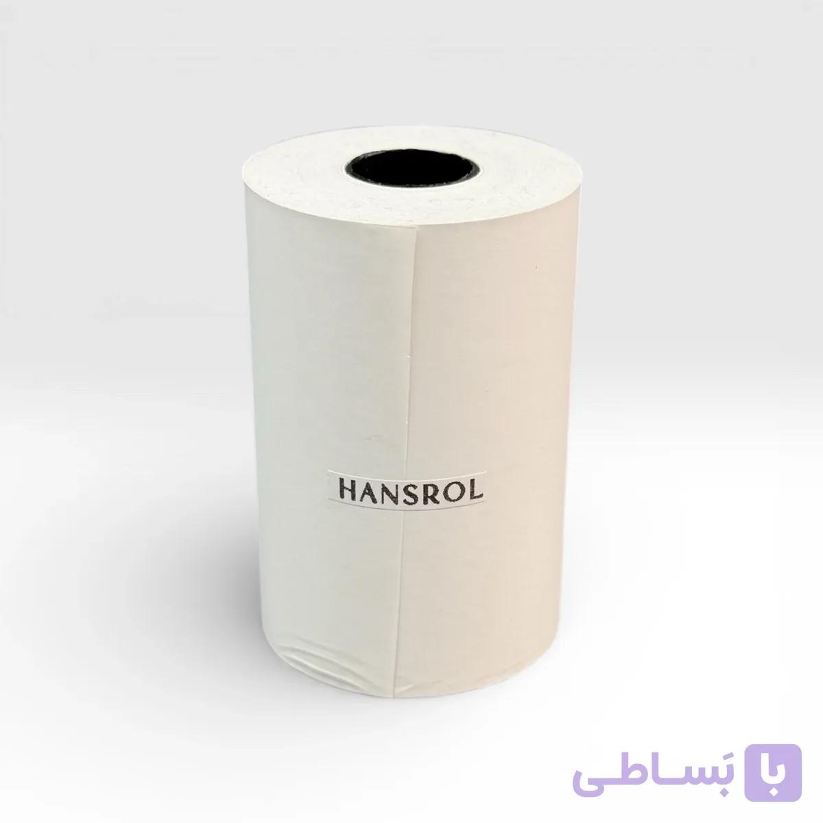 رول فیش پرینتر سفید هانسول (۱رول) — تصویر 1